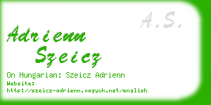 adrienn szeicz business card